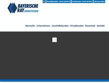 Tablet Screenshot of bayray.de